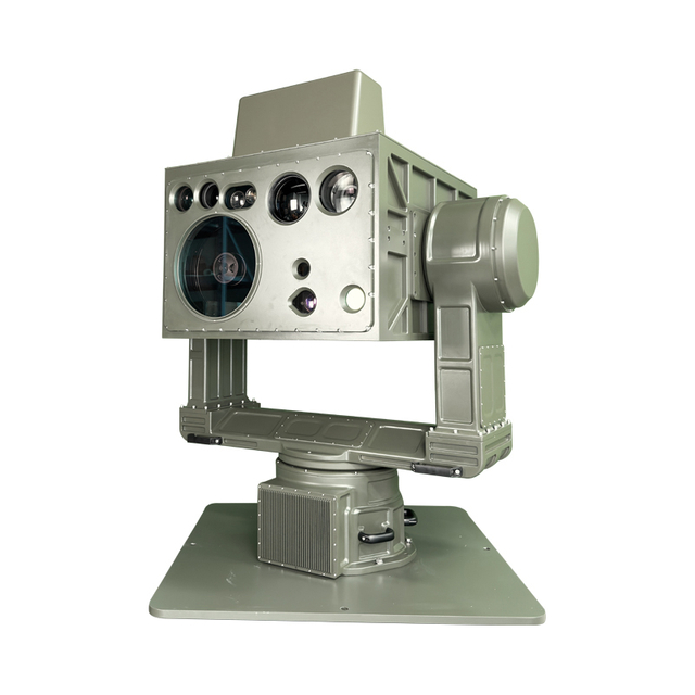 Heavy-Duty ISR U-Frame Gyro-Stabilized Multisensor Thermal Camera Platform with Laser Rangefinder and Auto-tracking