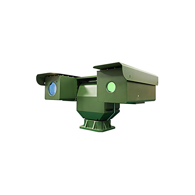 20Km 100&times; Optical Zoom Veicle Mounted PTZ Night Vision Laser Camera with Cooled Sensor 