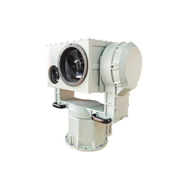Multi Sensor EO IR PTZ Camera Gyro Stabilized Long Range Thermal Visible LRF Surveillance System