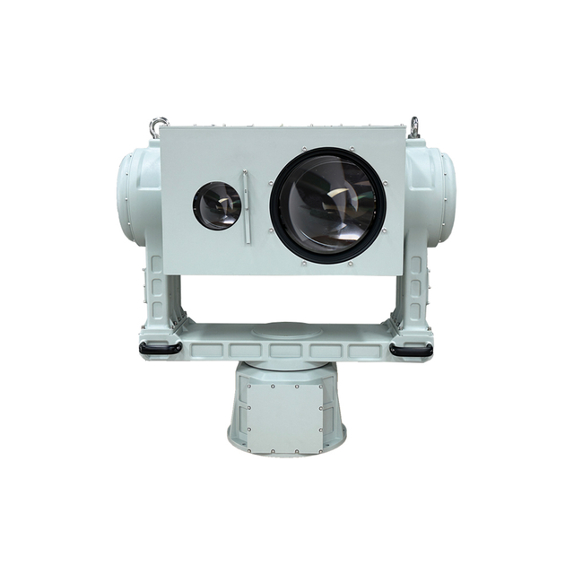 10km Uncooled PTZ Thermal Camera with Gyro-stabilization for Shipping Security